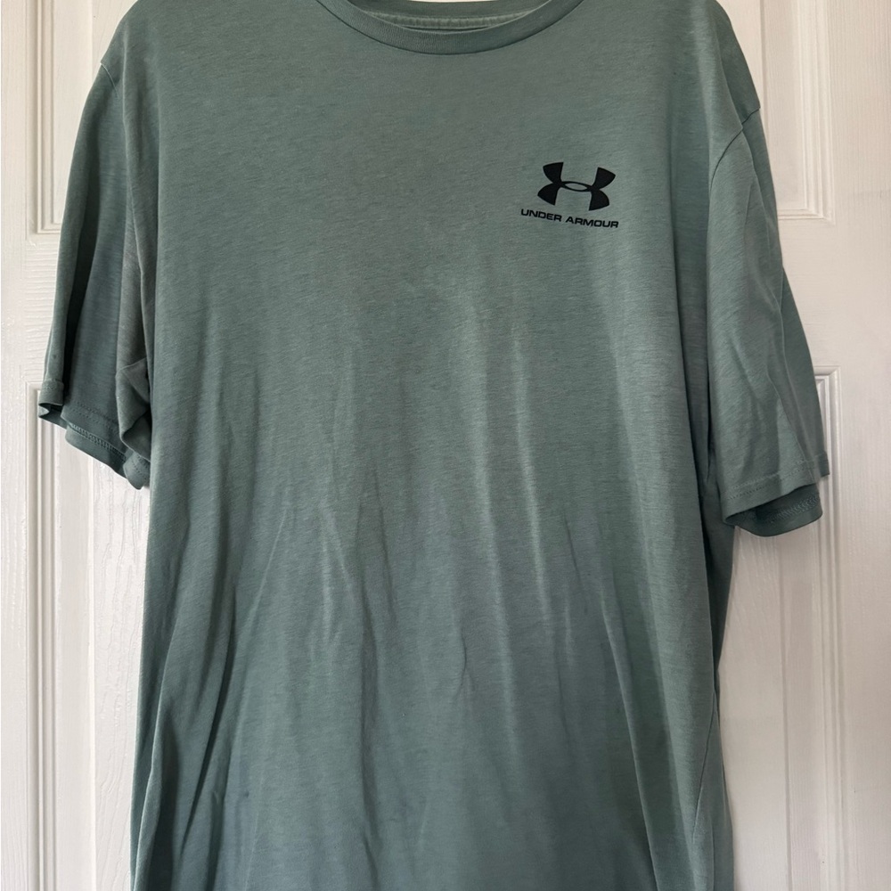 Under Armour Men's Sage Green Short Sleeve Tee